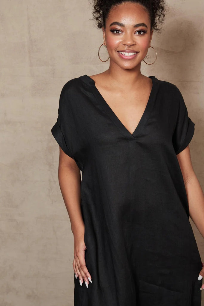 eb and ive linen dress Linen Studio Shirt Dress by Eb & Ive